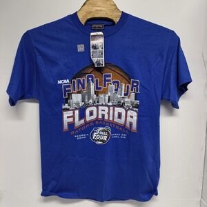 Florida Gators 2007 Final Four National Champions  Vintage College T-Shirt Large